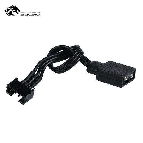 Bykski 5V 3PIN ARGB AURA placa base de luz Cable MSI GPU CPU bloque de agua Control de placa base Cable 10cm B-CNTR-95X3L ► Foto 1/4