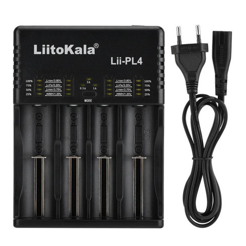 Nuevo LiitoKala lii-PL4 1,2 V 3,7 V 3,2 V 3,85 V/AAA 18650, 18350, 26650, 10440, 14500, 16340 NiMH cargador inteligente de la batería ► Foto 1/1