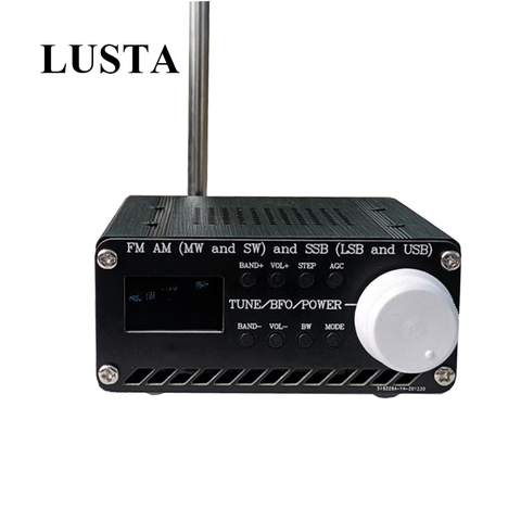 Lusya-Radio de banda completa con antena y batería de 1000Ma, Radio FM AM (MW y SW) y SSB (LSB y USB), SI4732 ► Foto 1/4