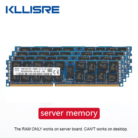 Kllisre-Memoria de servidor ECC, DDR3, 4GB, 8GB, 16GB, 32GB, 1333, 1600, 1866, DDR 3, ECC, REG, RIMM, RAM, placa base X58, X79 ► Foto 1/5