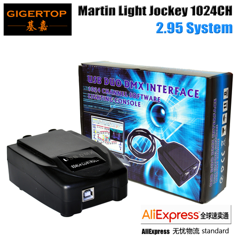 Martin Light Jockey-interfaz USB 2,95 DMX, canales 1024, Software USB DMX PC 3D, controlador de iluminación de escenario ► Foto 1/1