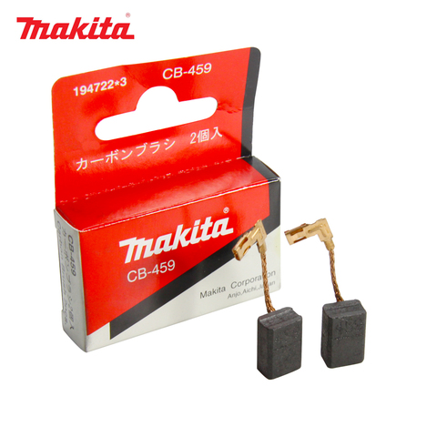 Makita-cepillos de carbono CB459, herramientas repuestos originales para motores eléctricos, 6x9x13mm, CB458, CB461, GA4534, GA4530 ► Foto 1/6