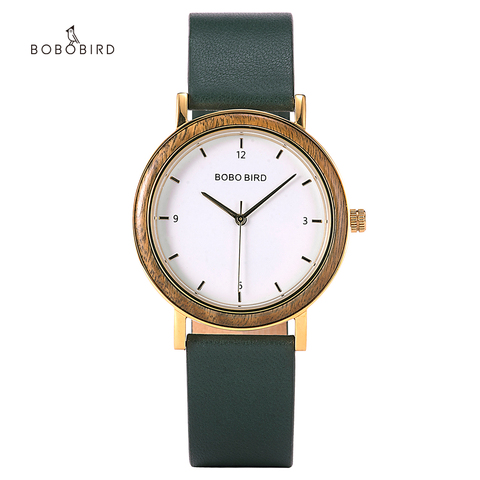 Bobo Bird-relojes de madera para mujer, pulsera de cuarzo ultrafina de lujo, de marca superior, 2022 ► Foto 1/6