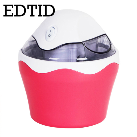 EDTID-MINI máquina automática para hacer helados, máquina para hacer helados, para malteadas, fruta fresca, postre, sorbete, congelador, licuadora para malteadas, enchufe de la UE ► Foto 1/1