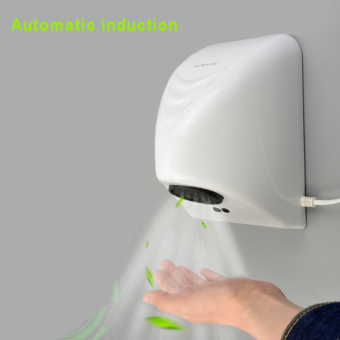 Secador de manos eléctrico de 1000W, dispositivo de secado de manos automático, para Hotel y comercial ► Foto 1/5