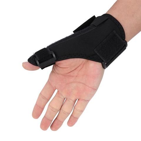 Ortesis médica elástico ajustable para el pulgar, soporte para el dedo, estabilizador de muñeca para tendinitis y artritis, 1 unidad ► Foto 1/6