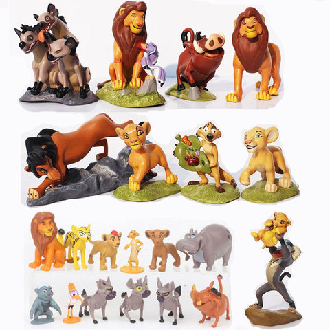 9-12 Uds de dibujos animados de La Guardia León de acción | PVC figuras de acción Bunga Beshte Fuli Ono El León Nala Timon Pumba Sarabi Sarafina juguetes de la muñeca ► Foto 1/6