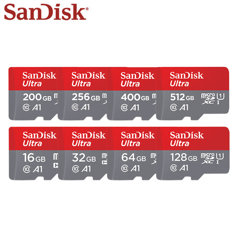 Capacidad real 100% sandisk class10 de tarjeta sd micro 16 gb 32 gb 64 gb 128 gb 80 MB/S Original tarjeta de memoria TF tarjeta de memoria flash palo ► Foto 1/6