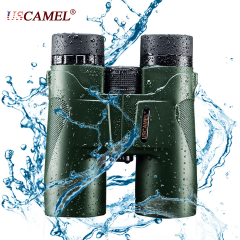 USCAMEL10x42-binoculares HD, telescopio militar profesional de caza, Zoom de viaje, Visión de alta definición, ejército, verde, negro ► Foto 1/6