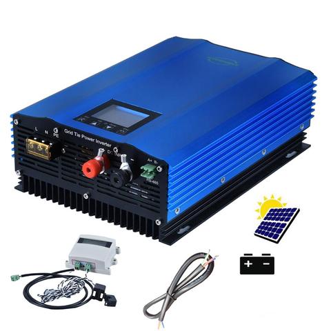 Inversor de conexión a red de 1200W con Sensor limitador y modo de potencia de descarga de batería DC 48v 72v 96v AC 110V - 230V para uso doméstico ► Foto 1/6