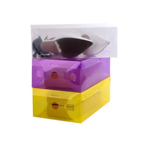 Home Shoes Display Case Transparent Dust-proof Stackable Drawer Kids Shoes Storage Box Container Organizer ► Foto 1/6