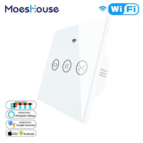 Tuya Smart Life Wifi Interruptor de persiana de cortina para persiana  enrollable Motor eléctrico Google Home Alexa Echo Control de voz DIY Smart  Home