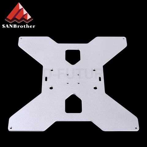 SWMAKER TEVO-placa de soporte calefactable de aluminio, Tarantula anodizada de plata Y negra para impresora 3D HE3D / Tarantula ► Foto 1/5