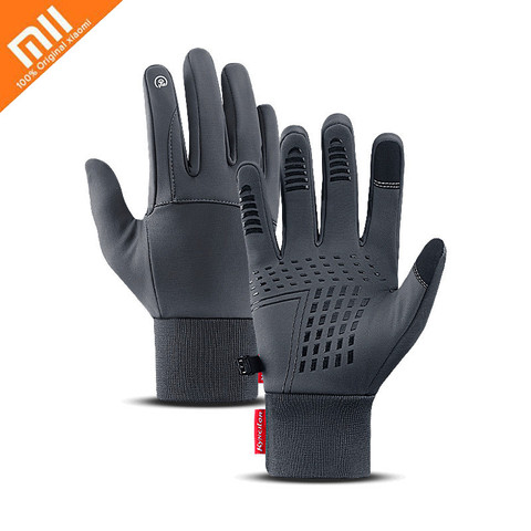 Xiaomi-guantes cálidos a prueba de viento, resistentes al desgaste, antideslizantes, resistentes al agua, para ciclismo deportivo, esquí y motocicleta ► Foto 1/6