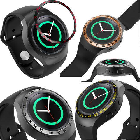 Funda de protección antiarañazos para Samsung Gear S2 SM-R720, funda con anillo de estilo, esfera de reloj, cubierta adhesiva, bisel deportivo, nuevo estilo ► Foto 1/6