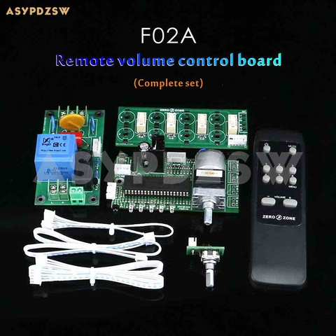 PREAMPLIFICADOR DE POTENCIA F02A de 4 vías, placa de control de volumen remoto con potenciómetro ALPS, selección de señal ► Foto 1/6