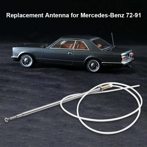 Juego de mástil de antena de potencia AM FM, piezas de coche personales para exteriores, decoración para Mercedes Benz W124 W126 W201 W201 2022270001 ► Foto 1/6