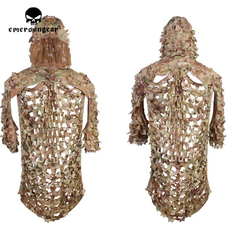 Emersongear-traje de caza táctica de combate Emerson, traje de asalto Ghillie, ropa de francotirador secreta ligera, corrector de camuflaje ► Foto 1/6