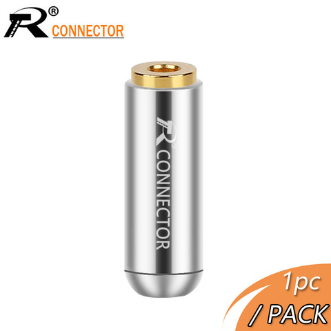 Conector de aluminio 3,5 para auriculares, conector de Audio hembra de 3,5mm, 4 polos, enchufe estéreo chapado en oro, bricolaje, 1 unidad ► Foto 1/6