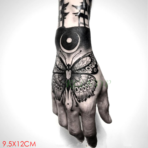 Tatuaje temporal a prueba de agua para hombres y mujeres, pegatina de mariposa e insectos, tatuaje falso Flash, tatuajes artísticos para mano y brazo ► Foto 1/6