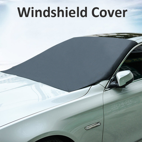 Cubierta magnética para parabrisas de coche, cubierta para parasol de automóvil, parabrisas de coche, parasol para nieve, cubierta impermeable para coche de 210x120cm ► Foto 1/6