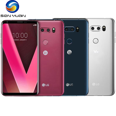 LG-teléfono inteligente V30 Octa Core Original, pantalla de 6,0 pulgadas, 4GB RAM, 64/128 GB ROM, cámara trasera de 16.0MP, 3 cámaras LTE, reconocimiento de huella dactilar ► Foto 1/6