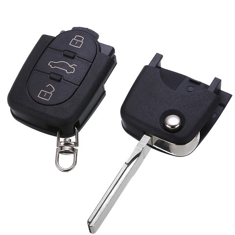 Para Audi A2 A3 A4 A6 A8 TT remoto estuche para mando a distancia caso 3 botones llave espada HAA accesorios de Interior de coche ► Foto 1/6