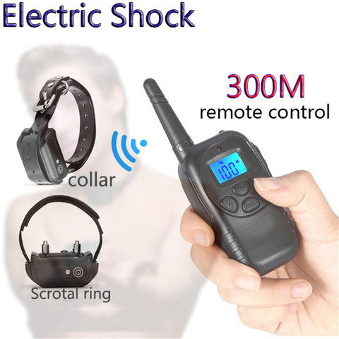 Control remoto inalámbrico Collar choque eléctrico anillo BDSM Bondage moderación esclavo fetiches para juegos adultos juguetes sexuales para un par de hombres ► Foto 1/6