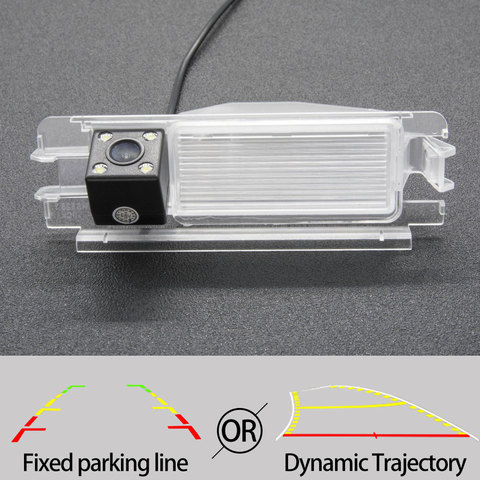 Fijo o trayectoria dinámica pistas vista trasera de coche cámara para Renault/Dacia Sandero Logan 1/Logan 2 Backup aparcamiento Accesorios ► Foto 1/6