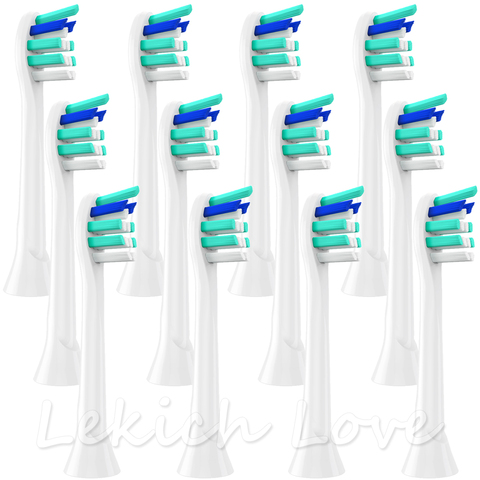 12 Uds cabezales de cepillo de dientes para Philips Sonicare cabezales de cepillo aptos para 3 6 9 Series Gum Health, Diamond Clean, HealthyWhite, FlexCare ► Foto 1/6