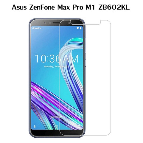 Película protectora frontal para Asus ZenFone Max Pro M1 ZB602KL, cristal templado a prueba de arañazos ► Foto 1/5