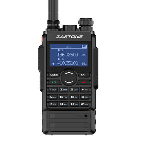 Zazone-walkie talkie M7 de doble banda, 5W, 136-174, 400-480mhz, 250 canales, batería de 2600mah, hf, transceptor, ham radio ► Foto 1/6