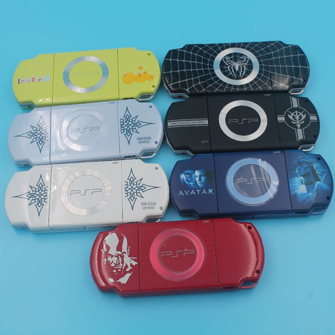 Carcasa para consola PSP2000 PSP 2000, 7 colores, versión limitada, piezas de reparación, botones LR, pegatina ► Foto 1/6