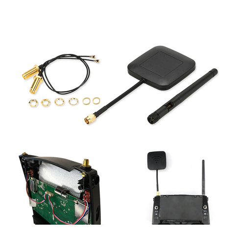 5,8G 14dBi mayor rango de modificación Kit de antena de alta ganancia Antena del receptor RP-SMA amplificador de señal para Hubsan H501S H25G 50% ► Foto 1/6