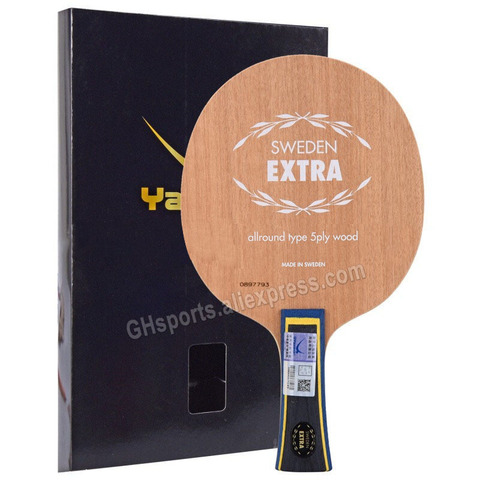 Pala EXTRA para tenis de mesa (5 capas de madera, ALL +) YASAKA raqueta Original YASAKA EXTRA YE Ping Pong Bat Paddle ► Foto 1/5