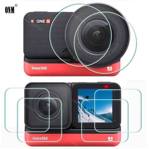 Protector de pantalla para Insta360 ONE R Twin Edition e Insta 360 ONE R 4k, lente de cámara gran angular, protección de película de vidrio templado LCD ► Foto 1/6