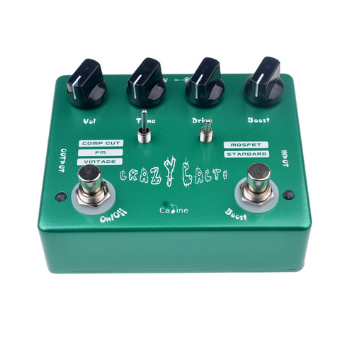 Caline CP-20 loco cactus Overdrive Pedal de efectos de guitarra Bypass verdadero diseño de carcasa de aleación de aluminio accesorios de guitarra Pedal efecto ► Foto 1/6