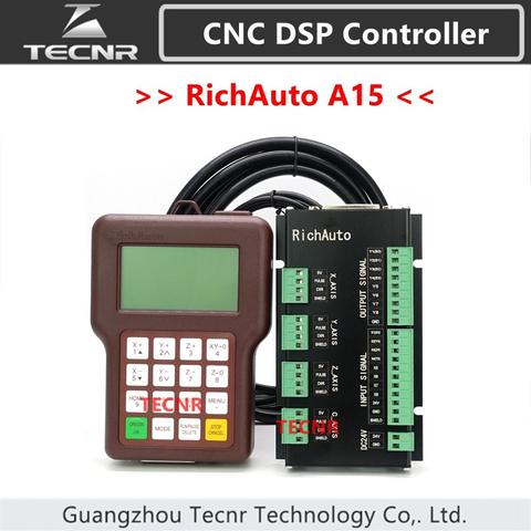 RichAuto A15 Multi-husillo CNC DSP controlador A15S A1E 3 ejes fuera de línea USB Sistema de control de Movimiento para router cnc ► Foto 1/6