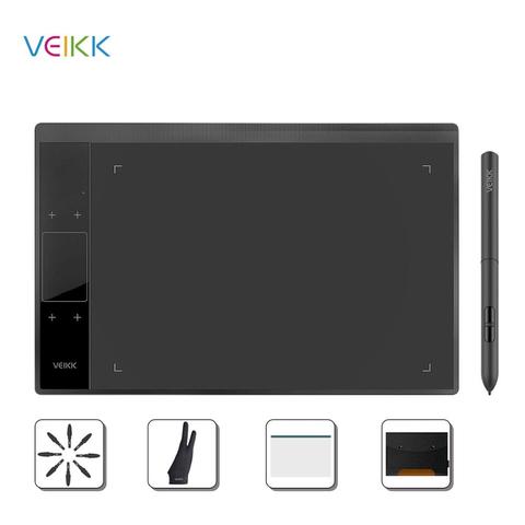 VEIKK-tableta de dibujo gráfico A30 para enseñanza y aprendizaje en línea, almohadilla de dibujo Digital de área activa grande de 10x6 pulgadas para artistas ► Foto 1/6