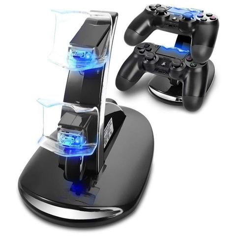 Base de carga con USB doble soporte cargador estación para PS4 controlador de juego ► Foto 1/6