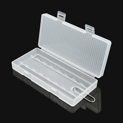 Caja de almacenamiento de batería de plástico duro AA AAA, con 2, 4 y 8 ranuras, con Clips, funda protectora para celdas recargables AA y AAA ► Foto 1/6
