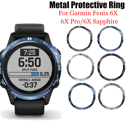 Anillo protector de Metal con bisel para Garmin Fenix 6X/6X Pro/6X, accesorios para reloj inteligente ► Foto 1/6