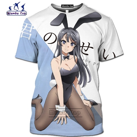 Camiseta de Mamba 3D de Hentai para hombre, camisa de manga corta Kawaii, Senpai, Bikini sexy de Chica de Anime, camisetas de belleza, Cosplay informal, Loli, Waifu ► Foto 1/6
