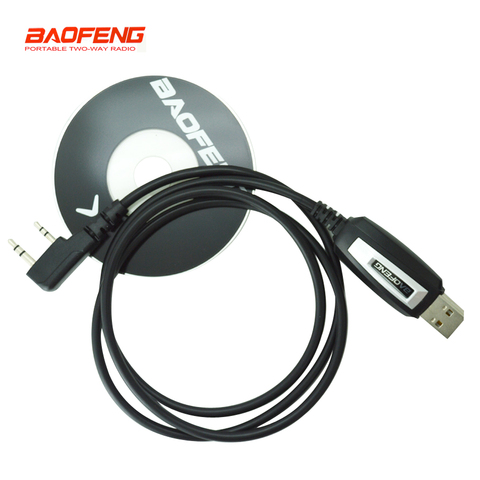 Caliente 2 Pin USB Baofeng Cable de programación J0012A para walkie talkie Baofeng UV-5R UV-985 UV-3R KENWOOD TK3207 TK-3107 BF-888S ► Foto 1/3
