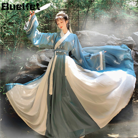 Disfraz de hada Hanfu de estilo Oriental, traje de Cosplay tradicional antiguo, elegante, ropa de actuación de princesa Tang Dynasty ► Foto 1/5