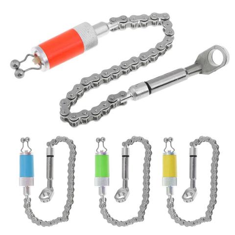 Swinger-Cadena de pesca de acero inoxidable ajustable, anillo indicador LED de carpa, campana para mordedura, alarma, equipo de pesca ► Foto 1/6