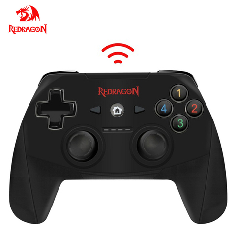 Redragon-mando inalámbrico HARROW G808, 10 botones, para Nintendo Switch, Playstation PC, PS2, PS3, Joystick, gatillos Android ► Foto 1/6