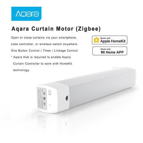 Aqara-Motor de cortina inteligente Zigbee Wifi, dispositivo de hogar inteligente, Control remoto inalámbrico a través de la aplicación Mi Home ► Foto 1/6