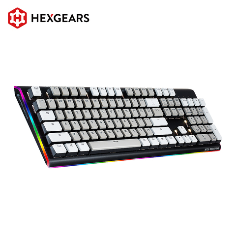 HEXGEARS GK735 Kailh caja de interruptor de teclado mecánico 104 clave Hot Swap de teclado para juegos a prueba de agua de teclas PBT RGB lado teclado ► Foto 1/6