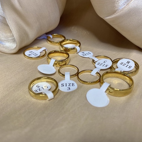 MOREDEAR-anillos de acero inoxidable para hombre y mujer, 2mm, 4mm, 6mm, 8mm, 316L, anillos de titanio para parejas ► Foto 1/6